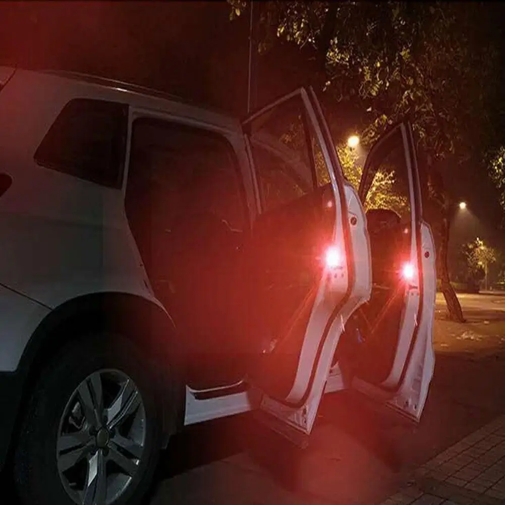 Univerzalna Magnetna Upozoravajuće svjetlo za Otvaranje Vrata Automobila Led Upozoravajuće svjetlo Senzor svjetla Treperi Strobe Signal za zaštitu od sudara I4H4 Slika  1