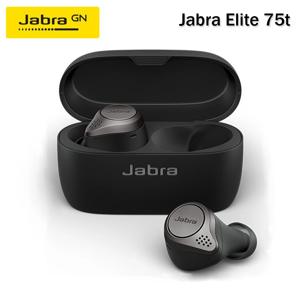 Jabra Elite 75t Bežična Bluetooth slušalica slušalice, Stereo Vodootporan Sportski Slušalice Kul Muzika Super Шумоподавляющие Slušalice Slika  4