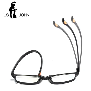 LS JOHN Četvrtaste Naočale Za Čitanje Muškarci Žene Anti-Plavo Svjetlo TR90 Ultra Naočale za dalekovidost +1.0+1.5+2.0+2.5+3.0+3.5+4.0