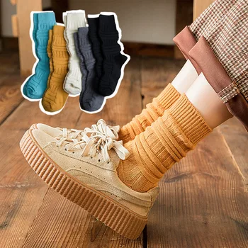 Pamučne čarape Individualnost Trodimenzionalni Debela linija Muške i ženske Neutralne Čarape Gusjenica Hrpa Čarapa Moda Grije