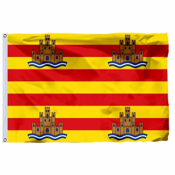 Španjolska Balearsko otoci Mallorca Zastava 3X5 metara 90X150 cm 100D Poliester Бандера De Formentera 60x90 cm 21x14 cm Banner