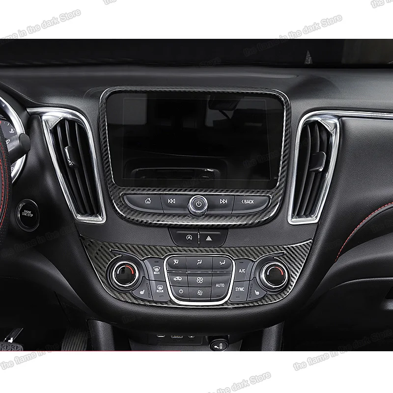Ploča Središnjoj Konzoli Vozila od Nehrđajućeg Čelika Okvir Zaslona Gps Ukrasi za Chevrolet Malibu 2016 2017 2018 2019 2020 2021 Stil Slika  4