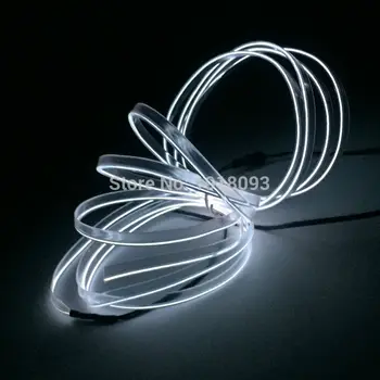 Led traka EL Žična Slušalica Uže Fleksibilan Neonski Svjetlo 2,3 mm-suknja 1-25 Metara 10 Boja Odaberite Automobil Unutar Dekoracije