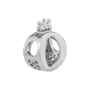 CKK Nakit od srebra 925 sterling Idealni za narukvice Pandora Crown O Šarm Modni Perle Izvorni izrada od Srebra