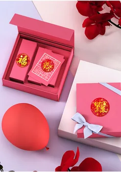 100-500 kom. 1,5-inčni Božićne naljepnice s crvenim naljepnicama za poklon kartica Pakiranje Kutija za nakit zurke Ambalaža za pečenje Small business