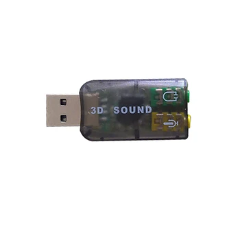 Etmakit Virtualni 5.1-kanalni Staza 3D Zvučna Kartica Zvučnik Mikrofon Slušalice Аудиоадаптер NK Kupnje