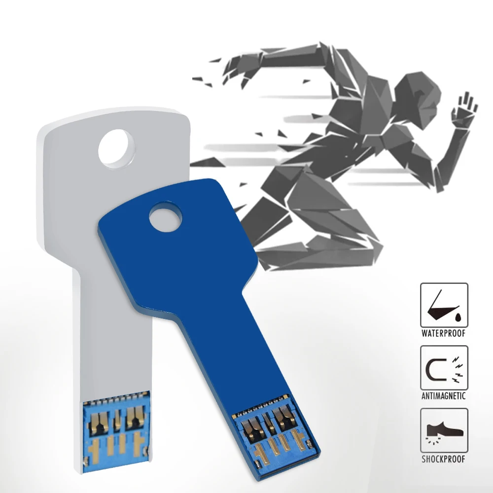 Brzi Bljesak Voziti USB3.0 128 GB Flash Memoriju Usb od 8 GB Metalni usb flash pogon, 128 GB i 16 GB, 32 GB Ključne Usb-Stick 64 GB Cle Usb flash drive Ručka Slika  5