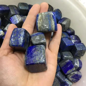 Prirodni lapis lazuli, kamenje, polirane kubični kristali za ozdravljenje