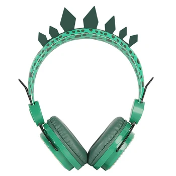 Slatki Dinosaur Ožičen Slušalice Dječje Glazbe stereo slušalice 3,5 mm Slušalice Za Obrazovne Igre Slušalice za mobilni telefon