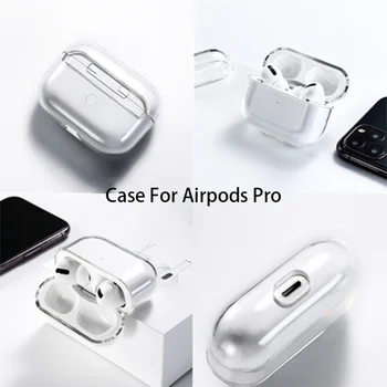 Zaštitna Torbica za Airpods Pro Transparentno Tvrda Torbica za PC za Airpods Pro 3 Sjedalo za bežične slušalice Zaštitni rukav