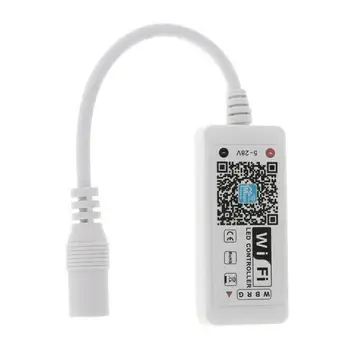 Mini kontroler Wi-Fi DC5-28V za šarenih reflektora RGB RGBW 5050 s prekidač za kratka svjetla Smart Alexa Google Home