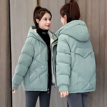 Zimska jakna 2020 Nova moda Parkovi Donje kaput s kapuljačom Svakodnevno Zadebljanje Topla ženska jakna sa pamučnom postavom odjeća Plus Size P919