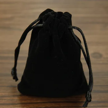 Nakit torbe 8x10 cm Veleprodaja Baršun torbe s tie Torbe Božićne Darove za Valentinovo Torbe 50 kom./lot Crna/plava/Crvena/Ljubičasta