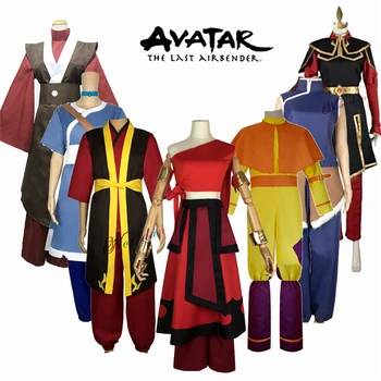 Anime Avatar je Posljednji Pagat Zraka Katar Svibnja Зуко Азула Аанг Корра Cosplay Odijelo Odrasli Muškarci Žene Haljina za party na Noć vještica