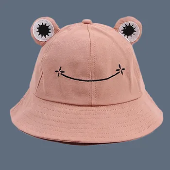 Ženski šešir Ribar-žabe Korejski Divlja Slatko šešir od Sunca s velikim očima, šešir za bazen, Slatka ljubimci, Planinarske aktivnosti na Plaži kape, Šeširi za fotografije, hat-kantu
