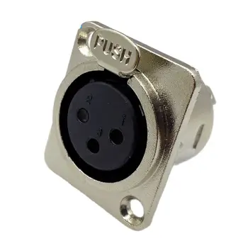 3-Pinski XLR XH-2 Metalni Priključak za mikrofon, XLR 3-pinski Konektor za аудиоразъема 10 kom./lot