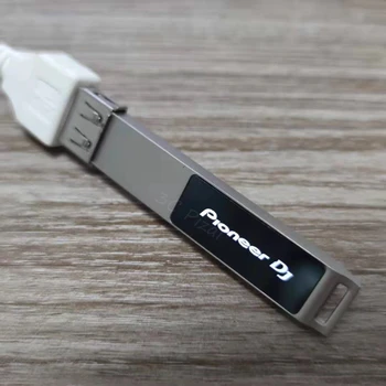 2021 Brand Kreativni Šarene LED Auto USB 2.0 DJ LOGO high-Speed Flash drive Memorije 8 GB 16 GB, 32 GB i 64 GB, 128 GB