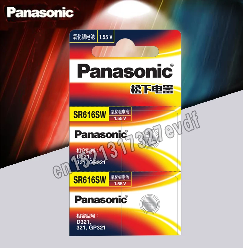 2 kom./lot Panasonic Оксидно-srebrni Dugme baterije 6,8 mm*1,6 mm D321 321 GP321 the kovanja baterija za kvarcni sati Made in Japan Slika  2