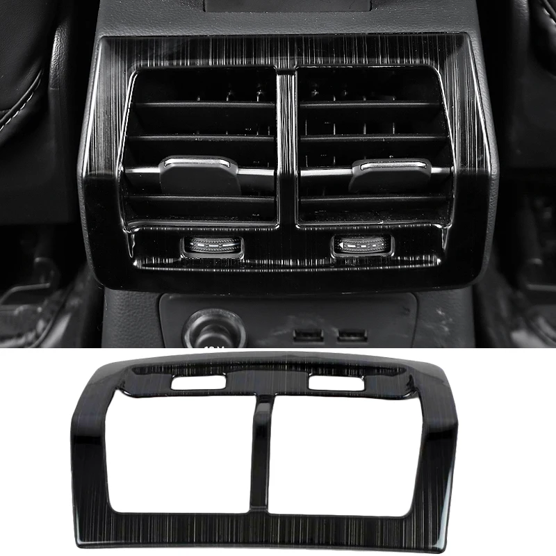 Za Audi Q3 F3 2019 2020 Pribor Okvir naslona za ruke Vozila Stražnji Izlaz Klima uređaja Poklopac Kućišta Završiti Unutarnje Letvice USB-Ploča Slika  1