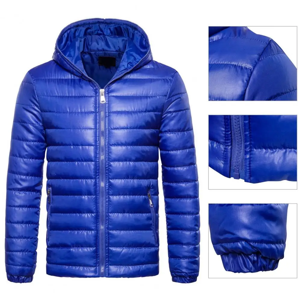 Soft Predivna Majica čiste boje s kapuljačom Za muškarce Apsolutno kaput na munje Zimska jakna Cardigan za rad Slika  0