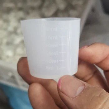 10 Kom 30 ml Silikon Mjerne Čaše Ručno DIY Crystal Epoksidne Alati Za Izradu Nakita Ljepilo i Smola Mješovita Mjera Naprava Pribor