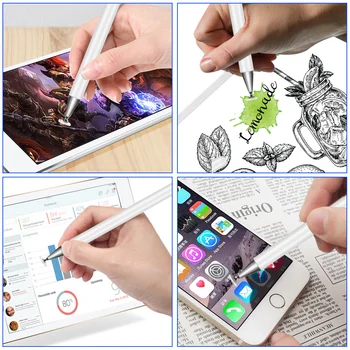 Višefunkcijski zaslon Osjetljiv Olovka Za iPhone iPad Tablet Za Crtanje Smartphone IOS Android Olovka zaslon Osjetljiv na Smart Tablet, Mobilni Telefon Olovka 2