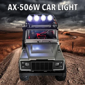 AX-506W RC Auto Lampica Bar Ultra Bright LED Lampa Na krovu S 4 Прожекторами Za Aksijalne SCX10 MN HSP Tamiya CC01 1/10 1/8 Vehi