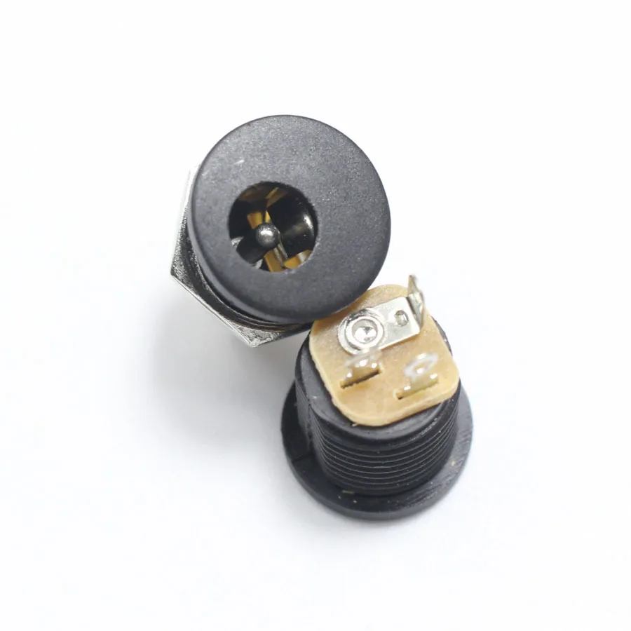 4kom dc-022 5.5*2.1 mm / 5.5x2.1 mm Priključak Napajanja dc Konektor S Maticom Priključak Za pričvršćivanje na Ploči ac Adapter Crvena Crna, Žuta, Bijela Slika  5