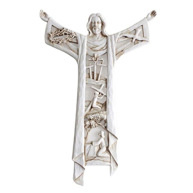 Uskrsli Krist Posljednja Večera Zid Križ Visi Ukras za Prve Svete Pričesti Slika  5