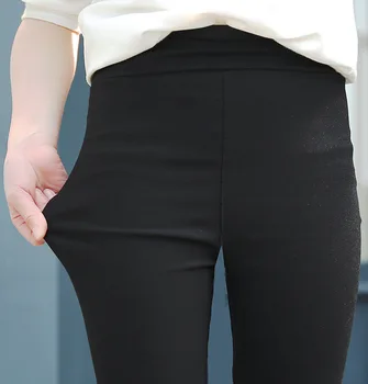 2021 jesen zima Karamela boju Tajice za djevojčice Pamučne bijele donje hlače Tinejdžerske uske hlače Sportske hlače 5 6 8 11 12 godina