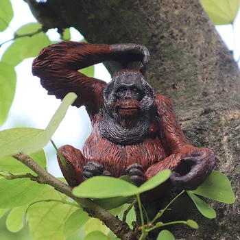 Oenux Simulacija Slatka Čimpanze Orangutan Gorila Majmun Divlje Životinje Minijaturni Model Figurica Ukras Kućnih Vrtova Igračka