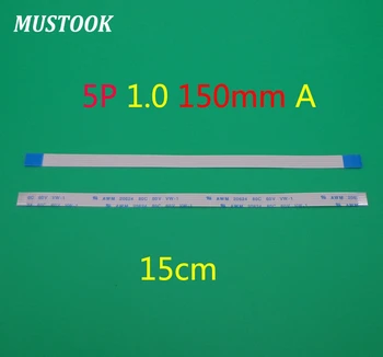 10 kom./lot 5pin Novi plosnati fleksibilni kabel FFC FPC u koracima od 0,5 mm 5-pinski Izravan Duljine 150 mm, Širine 3 mm 5p Tape fleksibilan kabel