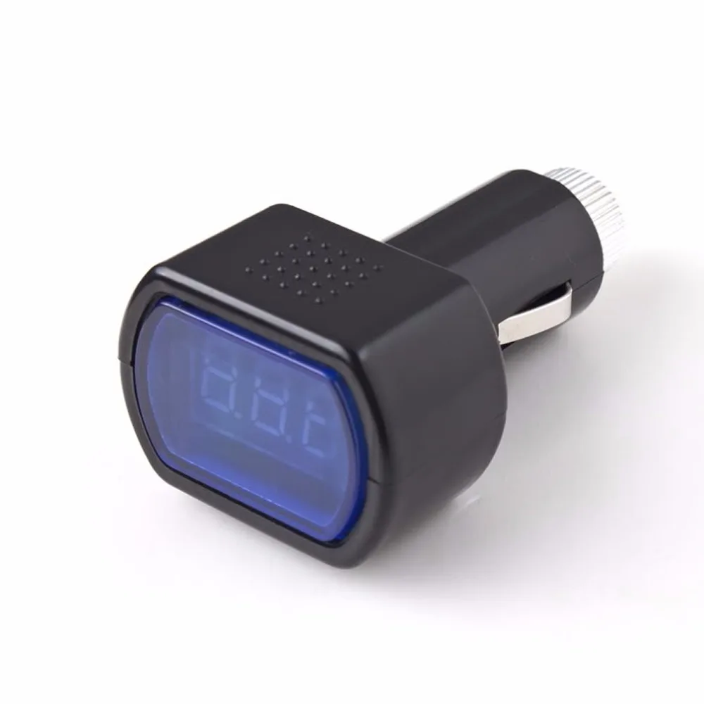 Auto novi LED Digitalni Zaslon Upaljač za cigarete Električni Mjerač Napona Za Auto Auto Monitor Baterije Auto Voltmetar Slika  1