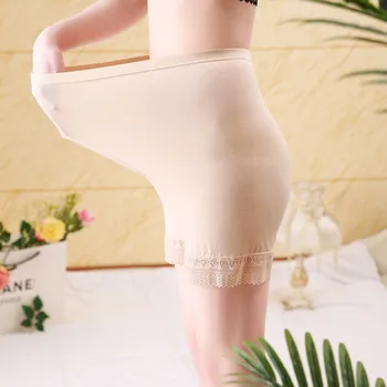 Ženske sigurne kratke hlače Ljetne kratke hlače od бамбукового vlakana pod suknju donje rublje s visokim strukom Plus size Boksači gaćice 55-125 kg