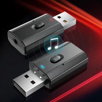 USB Bluetooth Dongle 5.0 AUX Audio Predajnik Prijemnik Adapter za TELEVIZOR, za Automobil PC-2021