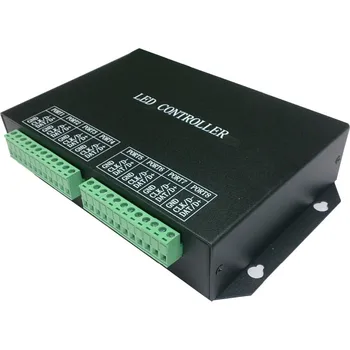 H801RC;8 portova led пиксельного kontroler salve;rad s računalnom mrežom ili upravljačkim marster(H803TV ili H803TC)drive 8192 piksela