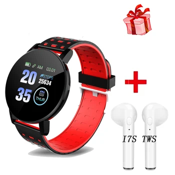 2020 119 Plus Bluetooth Smart satovi Muški Pametni sat za mjerenje krvnog tlaka, satovi za Smart Band Sportski Tracker Smartband za Android