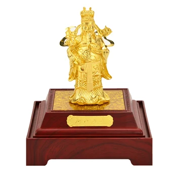 Асклав Feng shui je Bog bogatstva 24 Do Nakit od zlatne folije Zlatni lik Bonsai Sretan Poslovni pokloni Pribor za uređenje doma