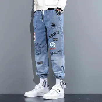 Vanjska odjeća, Muška bočni džepovi Hlače-teretni ženske sportske hlače Crne Hlače za trčanje 2021 Hip-hop Svakodnevne džepove Sportske hlače Muške modne hlače