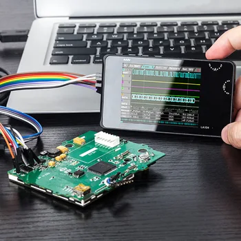Minidso LA104 USB Digitalni Logički Analizator 4 Kanala 100 Mhz Mini Ugrađeni 8 MB Flash Memorije 2,8-Inčni Osciloskop Alat