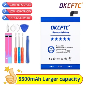 OKCFTC Najbolji Brand Nova Baterija 5300 mah HE341 za Nokia 2.1 TA-1029 Baterije TA-1080 + besplatna dostava