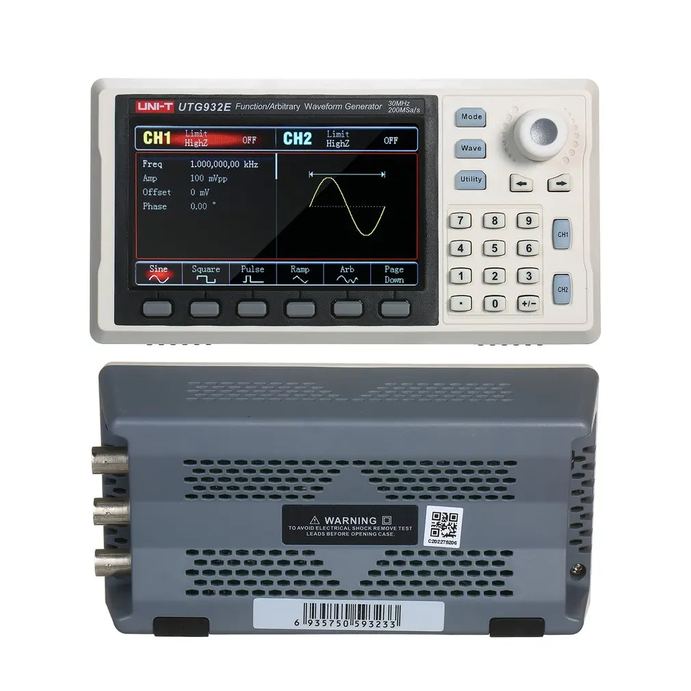 UTG932E Generator Signala 30 Mhz DDS i Dual-link Generator Signala Brojač 200 Isa / 14-bitni Частотомер Slika  0