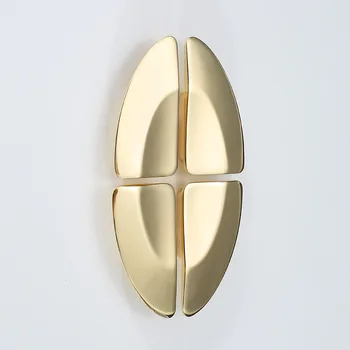Zlatna vrata ručka ormara za moderni minimalistički ormara iz ruke u ruku, luksuzni led ručka vrata ormara za kupaonicu ručka