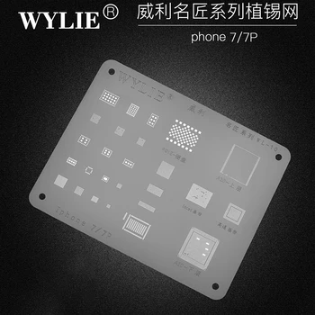 Matrica za реболлинга Wylie Wl-10 BGA za iphone 7 7P Plus A10 Osnovna traka Procesor RAM PCIE Nand USB Punjač WiFi Snaga PMIC čip U4001