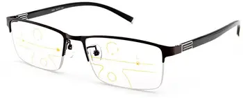 Visoka kvaliteta Pogledajte u blizini Pogled u daljinu Progresivne многофокусные Naočale za čitanje Muškarci UV-zračenje Anti-Plave Zrake Presbyopia Dalekovidnost 1,5