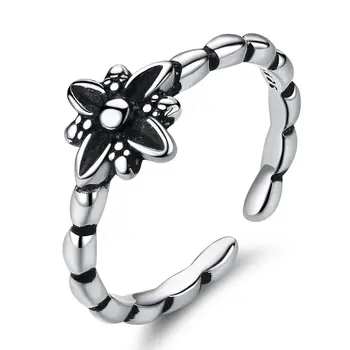 Luksuzno Antikvitetno Suncokretovo Dizajn Тайское Podesiv prsten od 925 sterling srebra za žene, Tibetanski turski Smještaj za nakit proizvod