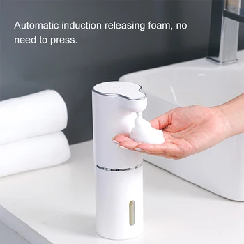 Spremnik pjene RecabLight Automatski Indukcijski Beskontaktni sredstvo za Dezinfekciju ruku za kupaonicu USB Punjiva Pametna Perilica za Ruke ABS