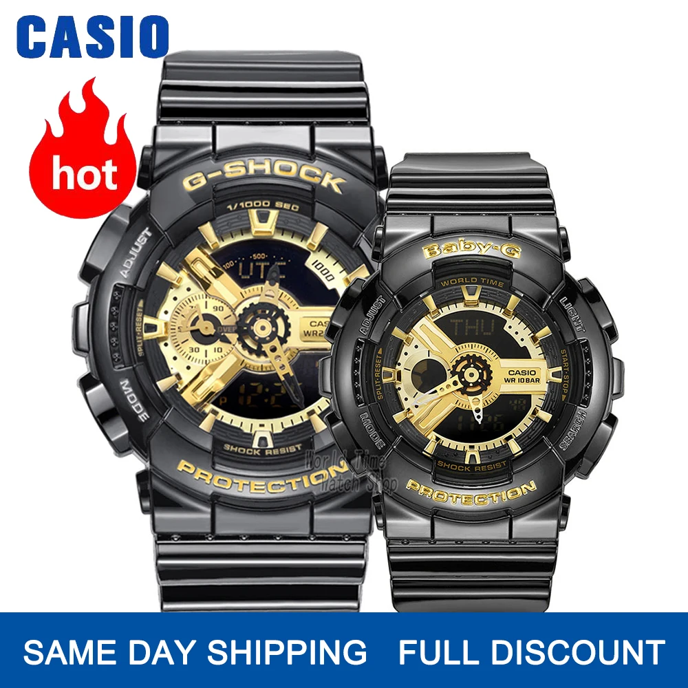 Casio satovi g shock par satova za muškarce luksuzni brand komplet led vojni satovi digitalni ručni sat chronograph vodootporan satovi za žene Slika  1