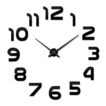 Najbolji modni 3d zidni sat reloj de pared kvarcni satovi moderni satovi diy dnevni boravak velike ukrasne naljepnice horloge murale