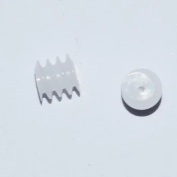 10/100pc yuanmbm 0,4 modul 0,8*5*5 mm motor червячная slanje/plastični zupčanik/pribor za igračke DIY tehnološke detalje modela 0.4MW50.8A
